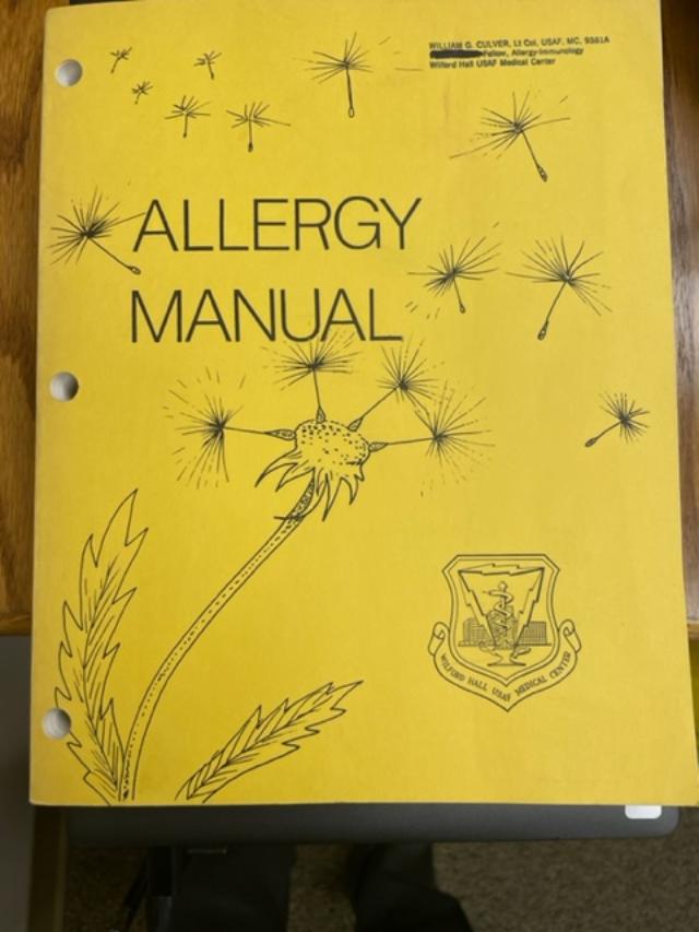 Allergy Manual